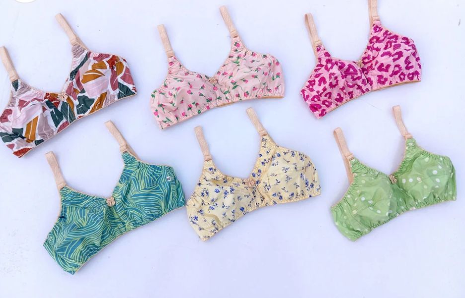 Pack of 3 Cotton Random Bra